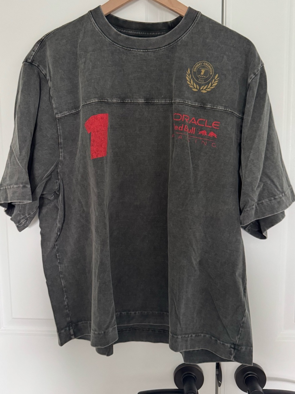 Abercrombie & Fitch Men’s Washed Black Crewneck Tee